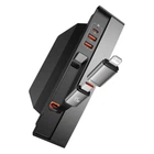 Концентратор USB Хаб Док станция для Tesla Model 3 Model Y Baseus T-Space Series 45W 2USB + 2Type-C со встроенным кабелем 45 Вт (B00051300111-00) Black