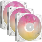 Набір вентиляторів Corsair iCUE LINK RX120 Max RGB Starter Kit 120 мм 3-Pack White (CO-9051038-WW)