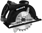 Циркулярна пила Graphite 1200 Вт 185 мм 58G489 (5902062205544)