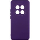 Чехол для Xiaomi Redmi Note 14 Pro 5G GETMAN TPU Liquid Silk Full Camera Темно фиолетовый/Dark Purple