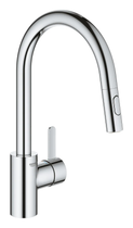 Змішувач для кухні з висувним виливом Grohe Eurosmart Cosmopolitan ( 31481001 ) 28355