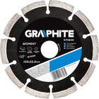 Tarcza diamentowa Graphite segmentowa 125 x 22.2 mm 57H606 (5902062576064)