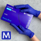 Рукавички нітрилові MediOk Navy Blue розмір M 100 шт