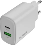 Мережевий зарядний пристрій Canyon OnCharge 200 20W 1xPD 1xQC EU White (CNE-CHA200-21)