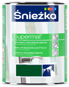 Эмаль Sniezka Supermal масляно-фталевая зеленая F505 0.8 л