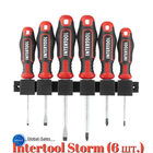 Набор отверток Intertool Storm (6 шт.) (VT-3436)