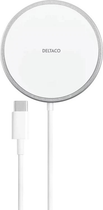 Бездротовий зарядний пристрій Deltaco Qi Wireless Charger 15W (7333048051486)