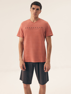 Piżama męska z szortami i krótkim rękawem letnia bawełniana Henderson Deli 42635-28X 3XL Czerwona (5903972399347)