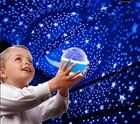 Проектор звездного неба Star Master - ночник, LED, голубой корпус