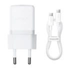 МЗП Baseus Palm Fast Charger 30W (1USB-C) + кабель Type-C to Type-C (P10111605113-01) Moon White