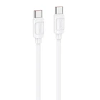 Дата кабель Hoco X115 Surpass Type-C to Type-C 240W (1m) White