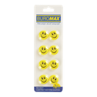 Магніти BUROMAX 8шт. 2см 0031 Смайлик (24) /BM.0031/