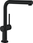 Змішувач для кухонної мийки з висувним душем HANSGROHE TALIS M54 72845670, чорний матовий