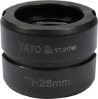 Matryce zapasowe do zaciskarki do rur YATO typu TH 26 mm (YT-21746) (5906083217463)