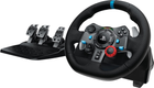 Kierownica przewodowa Logitech G29 Driving Force PC/PS3/PS4/PS5 Czarna (941-000112) (2418LZG0K3J9) - Outlet