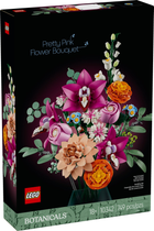 Zestaw klockow LEGO Botanicals Piekny bukiet rozowych kwiatow 749 elementow (10342) (955555909529248) - Outlet