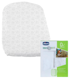 Komplet prześcieradeł Chicco Baby Hug Bear 39 x 77 cm 2 szt (8059609410002)