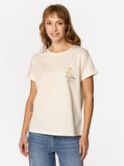 Футболка бавовняна жіноча Lee Cooper Wildflower-1160 S Світло-жовта (5905991729006)