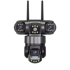 Уличная поворотная Wi-Fi IP камера видеонаблюдения EVKVO SC28 V380 Pro | 3 Линзы | 16MP