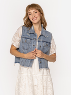 Жилет джинсовий жіночий Lee Cooper Seia-1000 S Блакитний (5905991723837)
