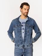 Kurtka jeansowa męska Lee Cooper Mauro-1223 L Niebieska (5905991725299)