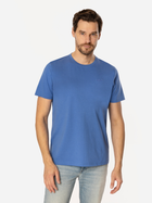 Футболка бавовняна довга чоловіча Lee Cooper Obutch-875 2XL Синя (5905991736134)