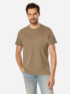 Футболка бавовняна довга чоловіча Lee Cooper Obutch-875 M Коричнева (5905991736363)