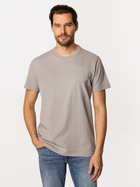 Футболка бавовняна довга чоловіча Lee Cooper Pocket-1160 2XL Сіра (5905991727057)