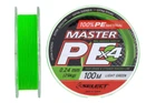Шнур Select Master PE 100м/ 0.24мм 29кг (салатовый) (3200202018)