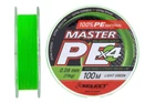 Шнур Select Master PE 100м/ 0.08мм 11кг (салатовый) (3200202011)
