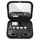 Data - Кабель HOCO U114 Treasure box storage charging data cable set 60W 0.28cm, Black