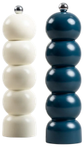 Набір млинів для солі та перцю Homla Spice Bubble 21 x 5.5 см 2 шт Синій / Білий (5906496722196)