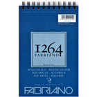 Альбом для акварели на пружине Fabriano 1264 25% хлопка А5 (14.8х21см) 300 г/м2 20 л. среднее зерно