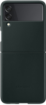 Etui plecki Samsung Leather Cover do Galaxy Flip 3 Green (EF-VF711LGEGWW)