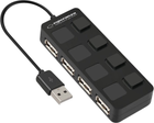 USB-хаб Esperanza EA161 4x USB 2.0 Black (5901299959909)