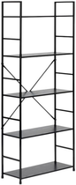 Regał ModernHome by Multistore drewniany 5 półek loft czarny (CWJ6024144LG BLACK)