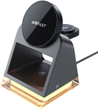 Ładowarka bezprzewodowa Acefast E17 desktop 3-in-1 wireless charging holder Black (6974316282815)