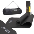 Коврик спортивный Cornix NBR 183 x 61 x 1 cм для йоги и фитнеса XR-0013 Black