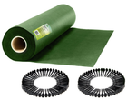 Agrowłóknina ogrodowa Plonos + 100 szpilek 1.6 m x 100 m 90 g/m2 Zielona (5903890624729)