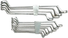 Klucze oczkowe Vorel odgięte 12 szt 6-32 mm clip 52630 (5906083526305)