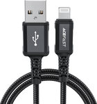 Kabel Acefast C4-02 USB Type-A do Lightning 1.8 m Black (6974316281313)
