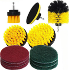 Zestaw szczotek czyszczących LEAN Toys na wiertarkę 10 szt. 20048 (5905991022602)