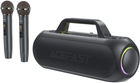 Głośnik przenośny Acefast K1 Wireless Karaoke Speaker with 2 Microphones Black (6974316282792)