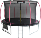 Trampolina LEAN Sport Max 366 cm Black-Pink (5903802457278)