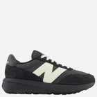 Чоловічі кросівки New Balance 370 U370PB 45.5 Чорні з білим (197967981180)