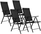 Zestaw krzeseł ogrodowych ModernHome by Multistore WR1652-4 Szary