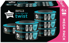 Wkłady do kosza Tommee Tippee do Sangenic Twist i Click 6 szt (5010415510082)