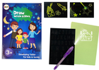 Tablet do rysowania światłem LEAN Toys szablon z literkami (5904665999516)