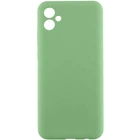 Чохол TPU GETMAN Liquid Silk Full Camera Samsung Galaxy A06 Зелений / Pistachio