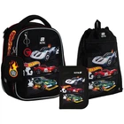 Шкільний набір Kite Education Hot Wheels SET_HW25-555S (рюкзак, пенал, сумка)